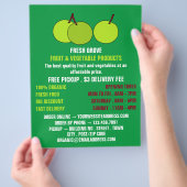 Green Apples, Greengrocers Advertising チラシ (手)