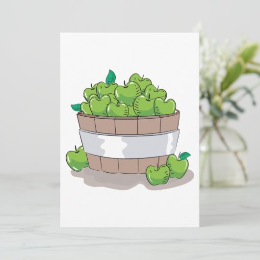 Green Apples Invitation 招待状 (スタンド正面)