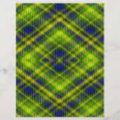 Green Argyle Bulk Scrapbook Paper Pages チラシ (裏面)