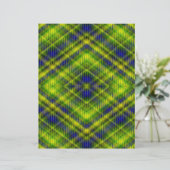 Green Argyle Scrapbook Paper 2-Sided Page (スタンド正面)