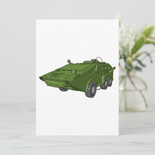 Green Armoured Military Vehicle 招待状 (スタンド正面)