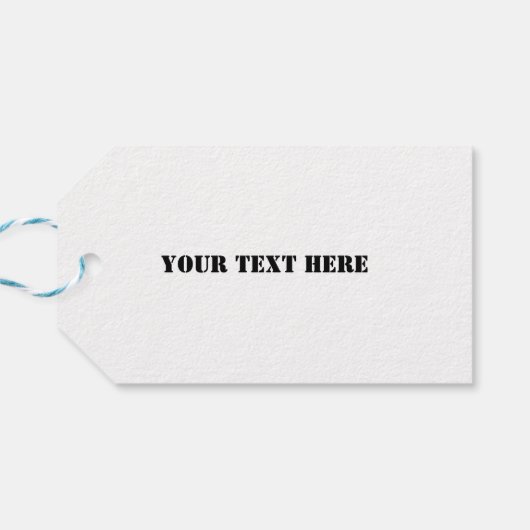 Green Army Action Menカスタマイズ可能 ギフトタグ (裏面横)