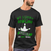 Green Art Graphics My Lucky Bowlin St Patricks Day Tシャツ (正面)
