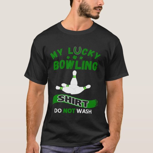 Green Art Graphics My Lucky Bowlin St Patricks Day Tシャツ (正面)