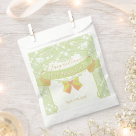 Green Art Nouveau Princess Birthday フェイバーバッグ