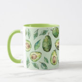 Green Avocados & Leaves マグカップ (左)