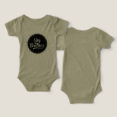 Green Baby Bodysuit Big Brother (デザイン正面&裏面)