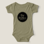 Green Baby Bodysuit Big Brother (デザイン正面)