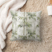 Green Bamboo Mindfulness Yoga クッション (ブランケット)