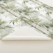 Green Bamboo Mindfulness Yoga シェルパブランケット (3/4)