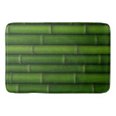 Green Bamboo Natural Tropical Bamboo Stalk Texture バスマット (正面)