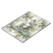 Green Bamboo Serenity Buddha ノートブック (左側)