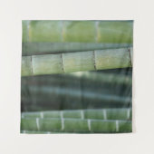 Green bamboo shoots タペストリー (正面(横))