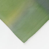 Green bamboo shoots フリースブランケット (角)
