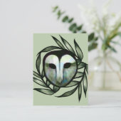 Green Barn Owl                                     ポストカード (スタンド正面)