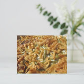 Green Bean Casserole Recipe ポストカード (スタンド正面)