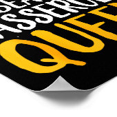 Green Bean Cerole Queen Kitchen Funny Thanksgiving ポスター (角)