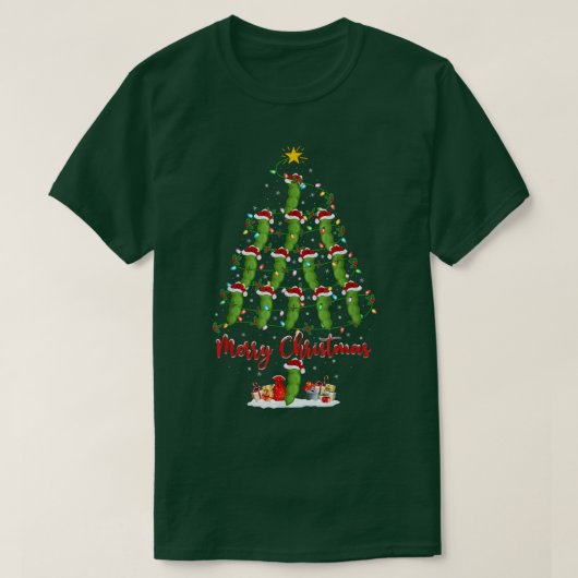 Green Bean Lover Matching Santa Green Bean Christm Tシャツ (デザイン正面)