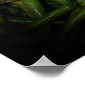 Green Beans in Spotlightプリント ポスター (角)