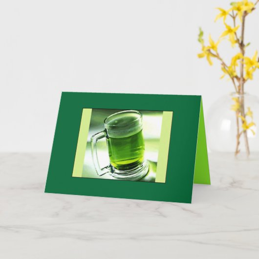 Green Beer カード (黄色い花)