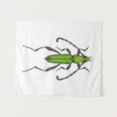 Green beetle タペストリー (正面(横))