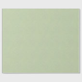 Green Beige Linen Mimic Fabric Texture ラッピングペーパー (フラット)