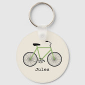 Green Bicycle Keychain キーホルダー (正面)