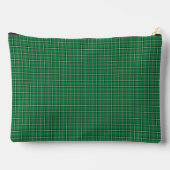 Green Black Plaid Classic Pattern Modern アクセサリーポーチ (裏面)