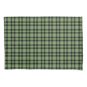 Green Black Plaid Pattern 枕カバー (正面左)