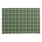 Green Black Plaid Pattern 枕カバー (正面右)
