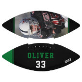 Green Black Player's Name Number写真 アメリカンフットボール (パネル)