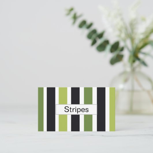 Green Black Stripes 名刺 (スタンド正面)