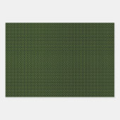 Green, Black & White ラッピングペーパーシート (正面3)