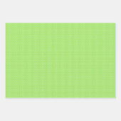 Green, Black & White ラッピングペーパーシート (正面)