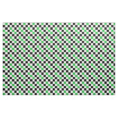 Green Black White Checkered Pattern Design  ファブリック (ヤード)