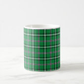 Green Black White Plaid Classic コーヒーマグカップ (中央)