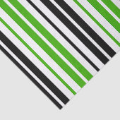 Green Black White Stripes Pattern Design  薄葉紙 (詳細)