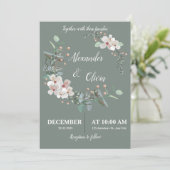 Green Bliss Invitation サンキューカード (スタンド正面)