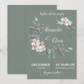 Green Bliss Invitation サンキューカード (正面/裏面)