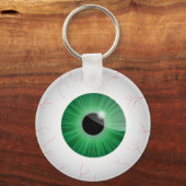 Green Bloodshot Eyeball Key Chain キーホルダー (正面)
