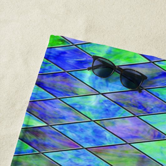 Green & Blue ビーチタオル (インサイチュ)