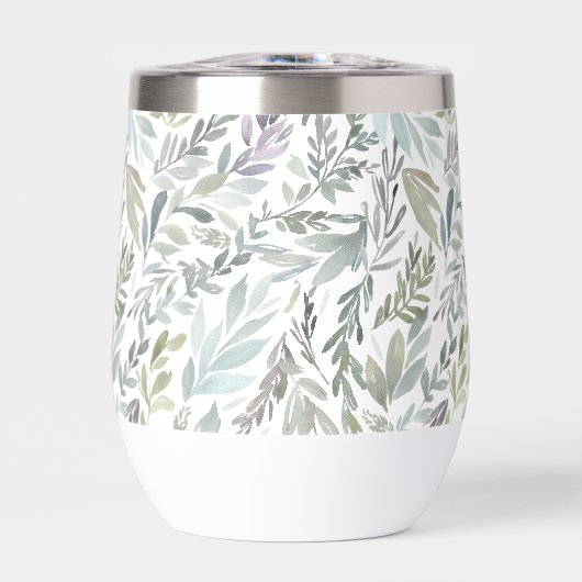 Green Blue Botanical Watercolor (正面)