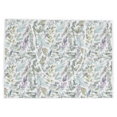 Green Blue Botanical Watercolor ラージペーパーバッグ (裏面)