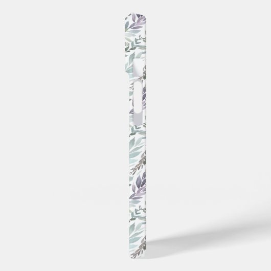 Green Blue Botanical Watercolor Case-Mate iPhoneケース (裏面 / 左)