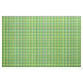 Green Blue Checker Abstract Pattern ファブリック (ヤード)