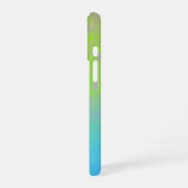 Green Blue Gradient Minimal iPhone 16ケース (左側面)