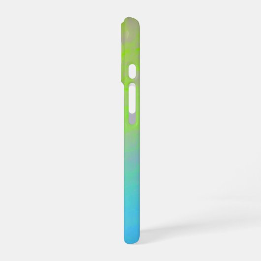 Green Blue Gradient Minimal iPhone 16ケース (左側面)