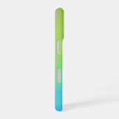 Green Blue Gradient Minimal iPhone 16ケース (右側面)