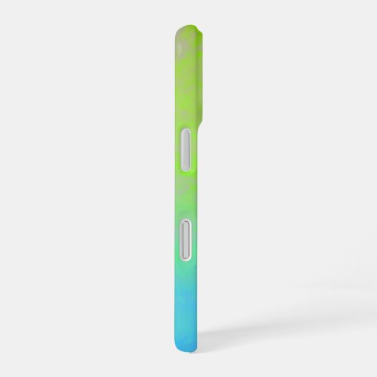 Green Blue Gradient Minimal iPhone 16ケース (右側面)