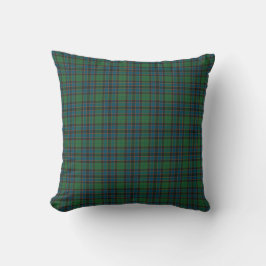 Green Blue Orange Plaid Tartan クッション